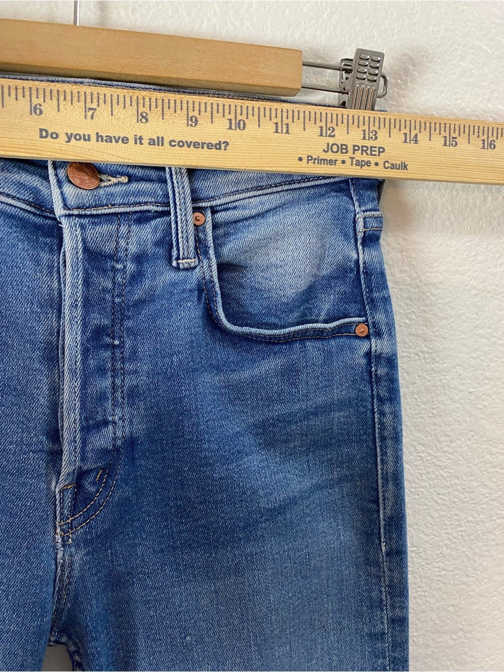 MOTHER  Tomcat Ankle Jeans Straight Leg Size 25 Piece by Piece - Picture 13 of 16